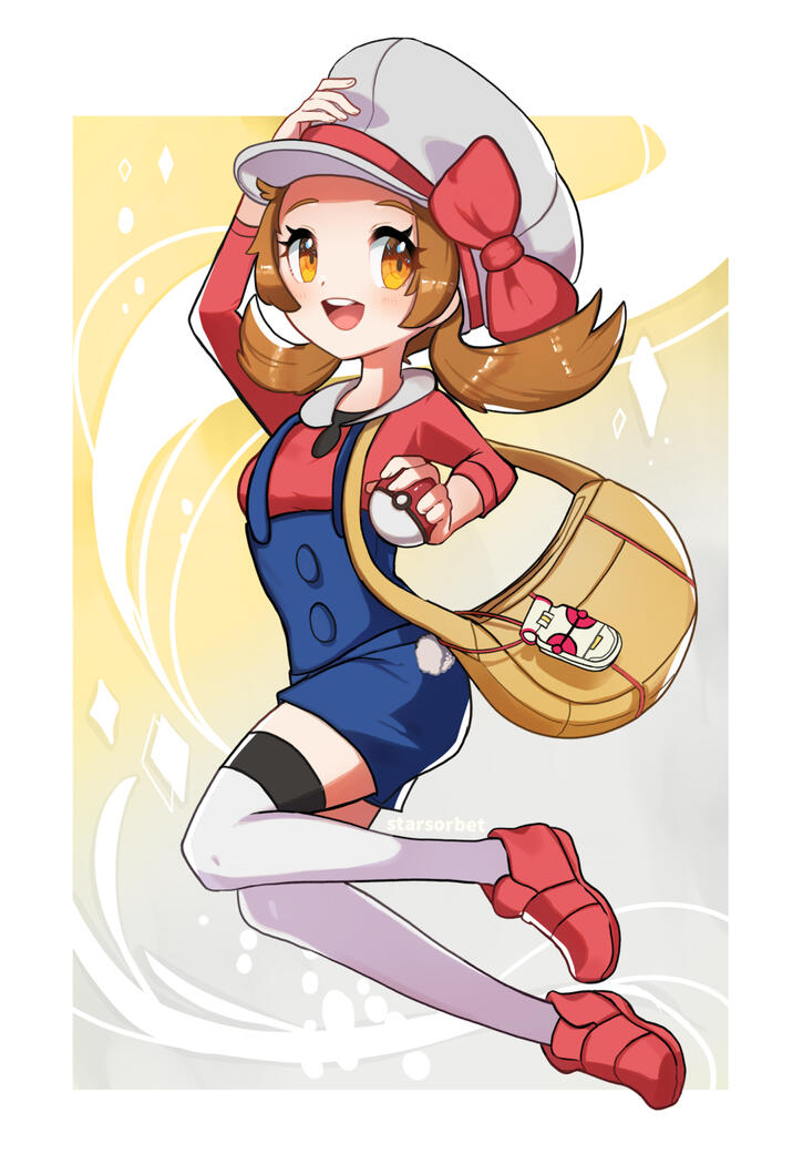 Kotone Pokemon Trainer from Pokemon Heartgold and Soulsilver.